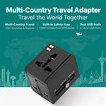 Universal Travel Adapter High power Socket Worldwide Charger, Only Charger, Charger with Storage Bag
