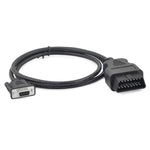 OBD2 16 Pin to DB9 Serial Port Adapter Cable, 1m