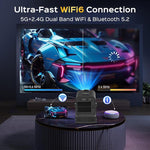JY530 Portable Outdoor Home Theater 4K Smart Mini Projector, US Plug, UK Plug, AU Plug, EU Plug