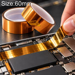 High Temperature Resistant Tape Heat Dedicated Polyimide Tape for BGA PCB SMT Soldering, Length: 33m, 55mm, 60mm, 70mm, 80mm, 90mm, 100mm, 150mm, 970mm