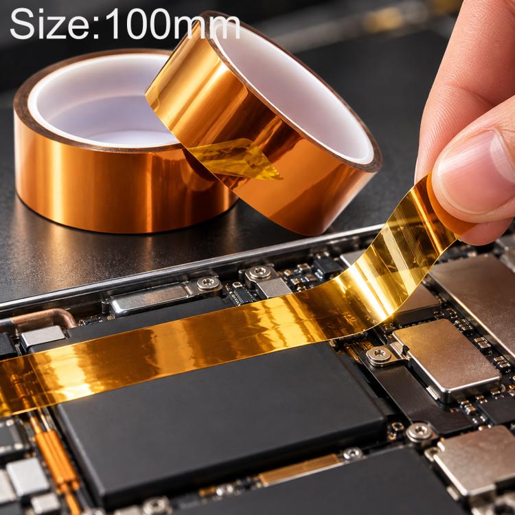 High Temperature Resistant Tape Heat Dedicated Polyimide Tape for BGA PCB SMT Soldering, Length: 33m, 55mm, 60mm, 70mm, 80mm, 90mm, 100mm, 150mm, 970mm