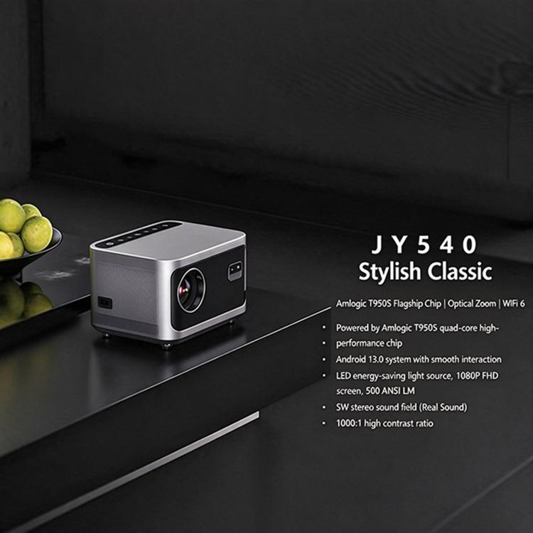 JY540 Android System HD Wireless Portable WiFi Smart Projector, US Plug, UK Plug, AU Plug, EU Plug