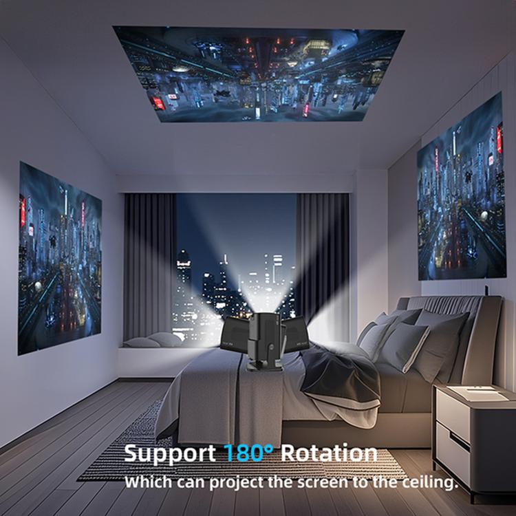 X12 Mini Home Use 1080P HD Portable Mobile Smart Projector, US Plug, EU Plug, UK Plug, AU Plug