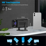 X12Plus 720P HD Screen Home Theater Smart Projector With Gaming Controller, US Plug, EU Plug, UK Plug, AU Plug