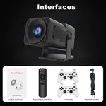 X12Plus 720P HD Screen Home Theater Smart Projector With Gaming Controller, US Plug, EU Plug, UK Plug, AU Plug
