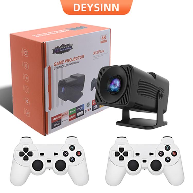 X12Plus 720P HD Screen Home Theater Smart Projector With Gaming Controller, US Plug, EU Plug, UK Plug, AU Plug