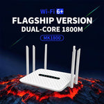Router WiFi 6 dual-band 1800 Mbps con 6 antenne e Mesh - immagine 7