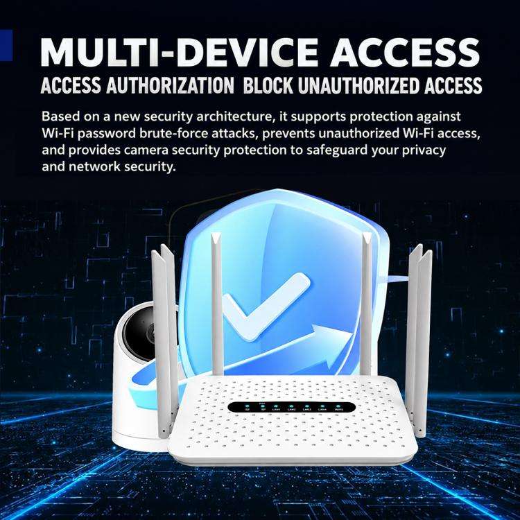 Router WiFi 6 dual-band 1800 Mbps con 6 antenne e Mesh - immagine 16
