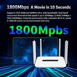Router WiFi 6 dual-band 1800 Mbps con 6 antenne e Mesh - immagine 8