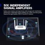 Router WiFi 6 dual-band 1800 Mbps con 6 antenne e Mesh - immagine 11