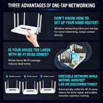 Router WiFi 6 dual-band 1800 Mbps con 6 antenne e Mesh - immagine 12