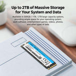 SSD Lexar NM610 PRO M.2 NVMe PCIe 3.0, 500 GB, 1 TB o 2 TB - immagine 9