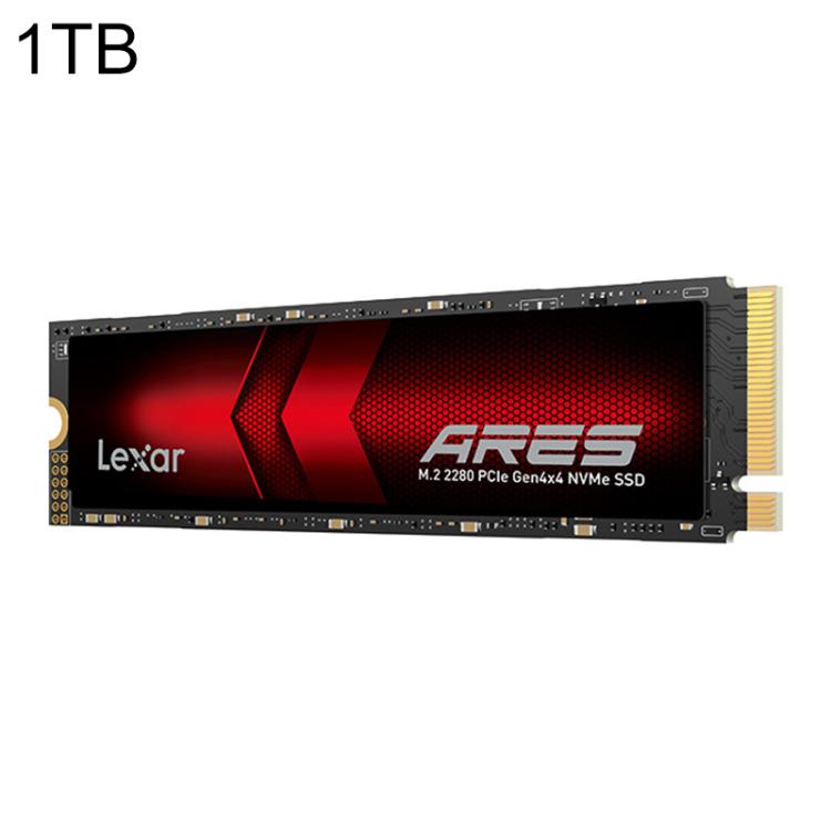 SSD Lexar ARES PCIe 4.0 NVMe M.2 2280, 1 TB, 2 TB o 4 TB