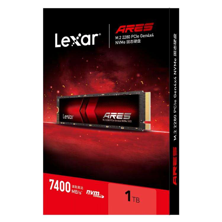 SSD Lexar ARES PCIe 4.0 NVMe M.2 2280, 1 TB, 2 TB o 4 TB - immagine 4