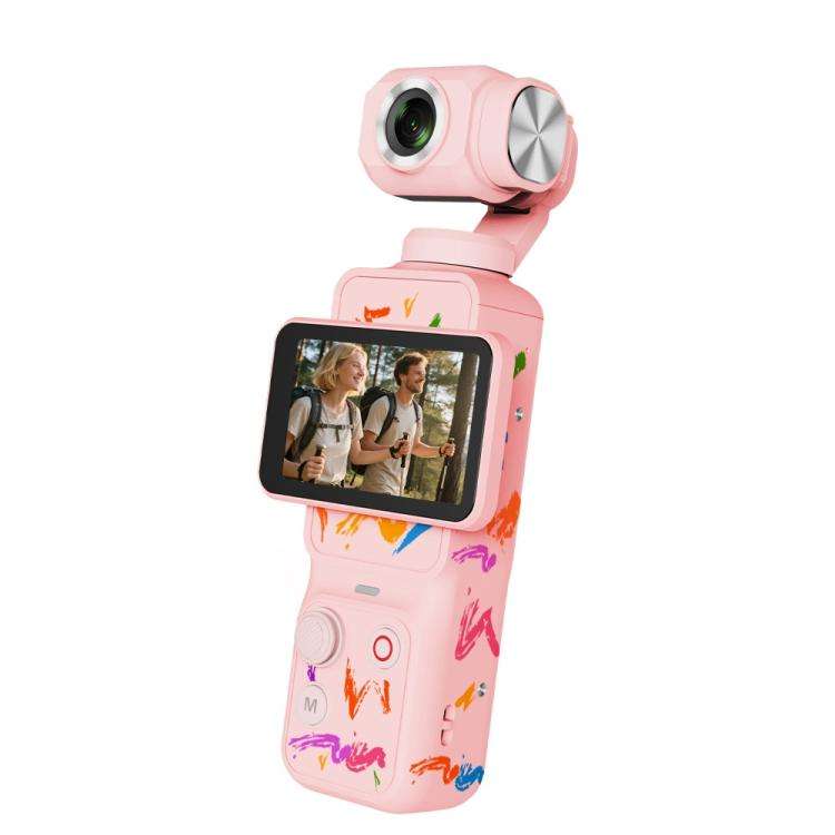 Fotocamera con gimbal Q17, schermo LCD da 2,29 pollici e registrazione video 4K HD