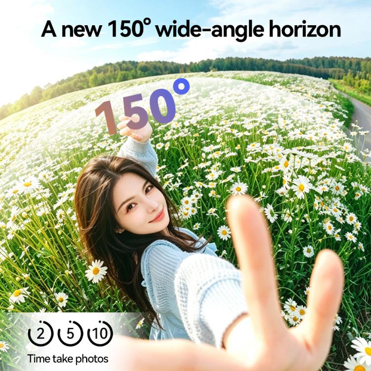 Fotocamera con gimbal Q17, schermo LCD da 2,29 pollici e registrazione video 4K HD