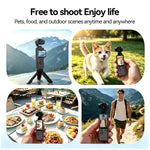 Fotocamera con gimbal Q17, schermo LCD da 2,29 pollici e registrazione video 4K HD