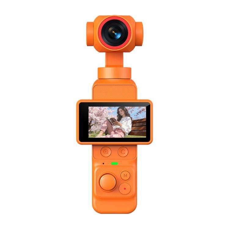 LK-036 Videocamera tascabile con gimbal, display da 1,97 pollici, risoluzione 1080P HD, ideale per vlog e con supporto per il riconoscimento facciale., LK-036