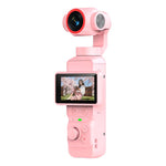 LK-036 Videocamera tascabile con gimbal, display da 1,97 pollici, risoluzione 1080P HD, ideale per vlog e con supporto per il riconoscimento facciale., LK-036