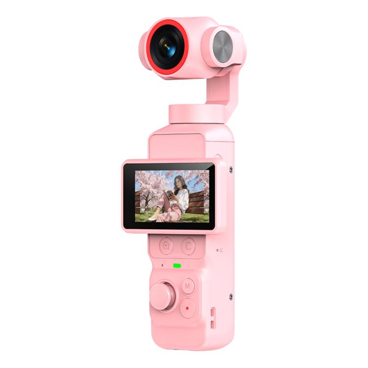 LK-036 Videocamera tascabile con gimbal, display da 1,97 pollici, risoluzione 1080P HD, ideale per vlog e con supporto per il riconoscimento facciale., LK-036