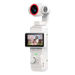 LK-036 Videocamera tascabile con gimbal, display da 1,97 pollici, risoluzione 1080P HD, ideale per vlog e con supporto per il riconoscimento facciale., LK-036