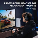 Cuffie da gaming cablate Soulbytes S300 RGB con microfono (connettore jack da 3,5 mm a 4 poli e USB), S300