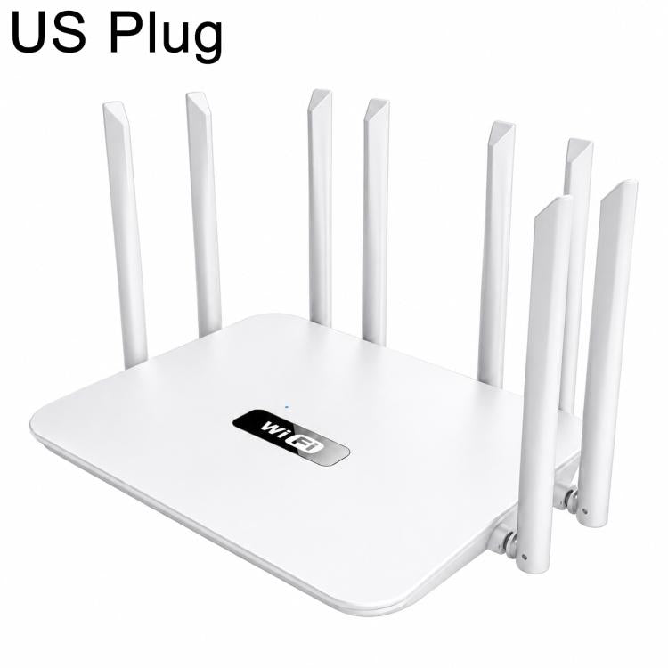 8-Antenna 160MHz Dual-Band 2.4G & 5G Gigabit Wireless Router, EU Plug, US Plug, AU Plug