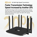 8-Antenna 160MHz Dual-Band 2.4G & 5G Gigabit Wireless Router, EU Plug, US Plug, AU Plug