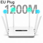 6-Antenna Full Network 1200M Dual-Band 2.4G & 5G Gigabit Wireless Router, EU Plug, US Plug, AU Plug