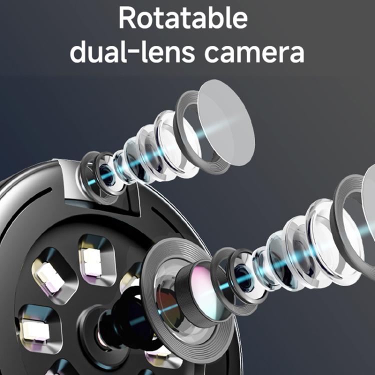 Microscopio digitale portatile K01 HD a doppio obiettivo con ingrandimento 500X