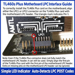Scheda diagnostica di test per debug TL460s Plus (interfacce PCIe e LPC)