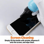 Flacone dispenser di alcol HUIMINTONG P008 antiscivolo, a prova di perdite e sicuro ESD., 60ml, 100ml