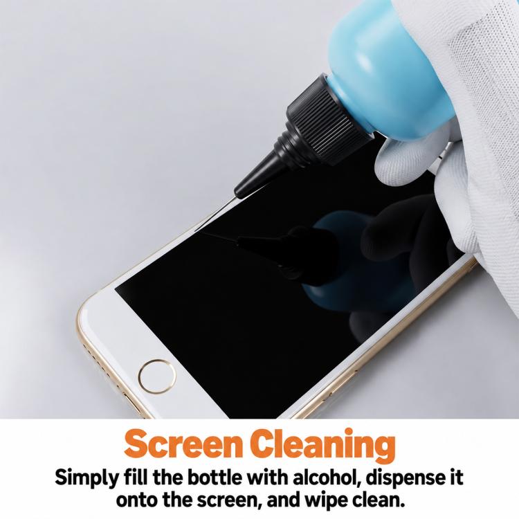 Flacone dispenser di alcol HUIMINTONG P008 antiscivolo, a prova di perdite e sicuro ESD., 60ml, 100ml