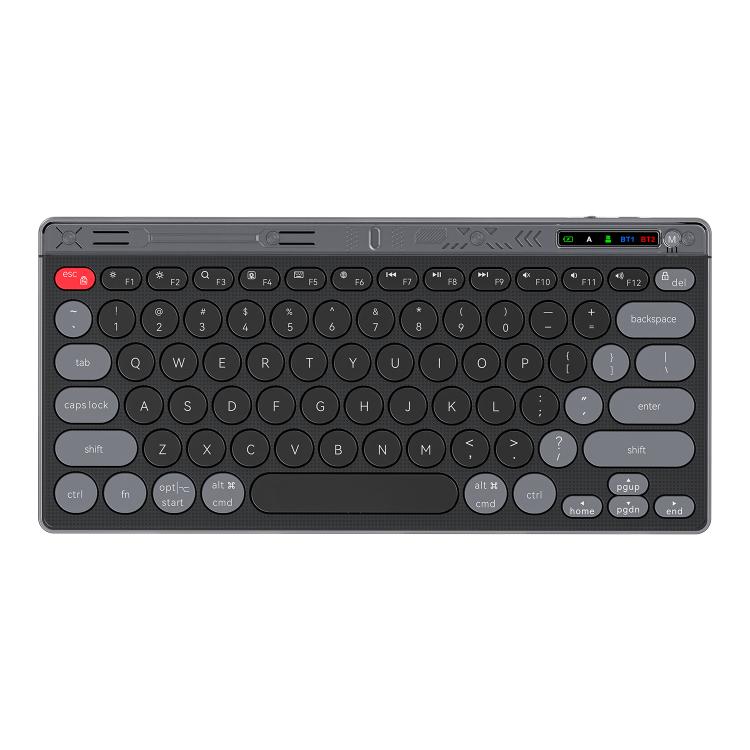Tastiera wireless HXSJ MK781 con tecnologia a forbice, connessione 2.4G e Bluetooth, e commutazione rapida, Keyboard
