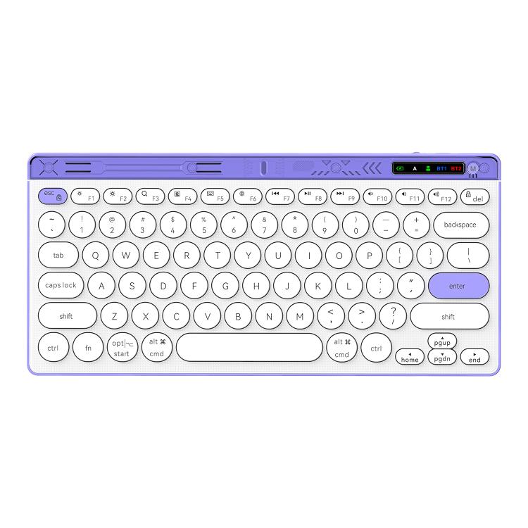 Tastiera wireless HXSJ MK781 con tecnologia a forbice, connessione 2.4G e Bluetooth, e commutazione rapida, Keyboard