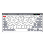 Tastiera wireless HXSJ MK781 con tecnologia a forbice, connessione 2.4G e Bluetooth, e commutazione rapida, Keyboard