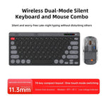 Set tastiera e mouse wireless HXSJ MK781: connessione 2.4G e Bluetooth con commutazione rapida, Keyboard Mouse Set