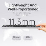 Set tastiera e mouse wireless HXSJ MK781: connessione 2.4G e Bluetooth con commutazione rapida, Keyboard Mouse Set
