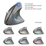 Mouse verticale HXSJ T22 2.4G BT5.1 Dual Mode