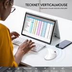 Mouse verticale HXSJ T22 2.4G BT5.1 Dual Mode
