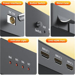 Switch HDMI 2.0 7-in-1-out 4K 60Hz S31 con telecomando, S31