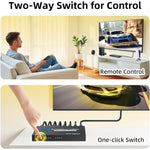 Switch HDMI 2.0 7-in-1-out 4K 60Hz S31 con telecomando, S31
