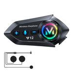 Auricolare Bluetooth Y12 per casco da moto con microfono antivento - immagine 3