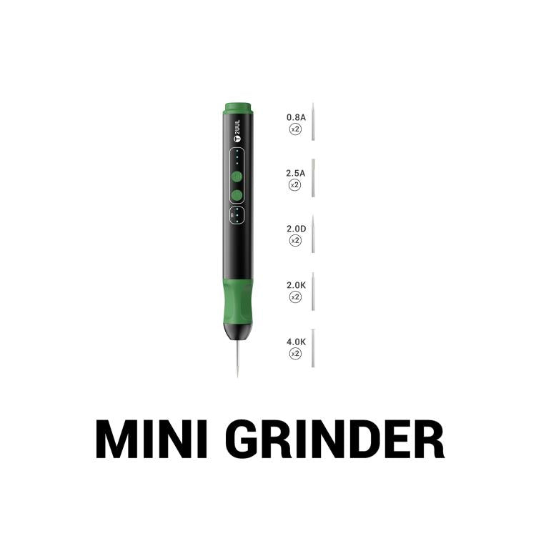 Mini incisore a batteria 2UUL DA86, con 10 punte per incisione/molatura DA82 incluse