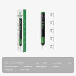Mini incisore a batteria 2UUL DA86, con 10 punte per incisione/molatura DA82 incluse