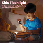 1 coppia di walkie-talkie portatili per bambini D25 con design a orecchie di gatto