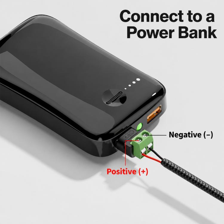 Adattatore da USB-A maschio a morsettiera a 2 pin