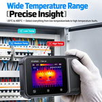 Rilevatore termografico a infrarossi ad alta precisione FNIRSI per sistemi di riscaldamento a pavimento, TDM-120, TDM-120P with Multimeter