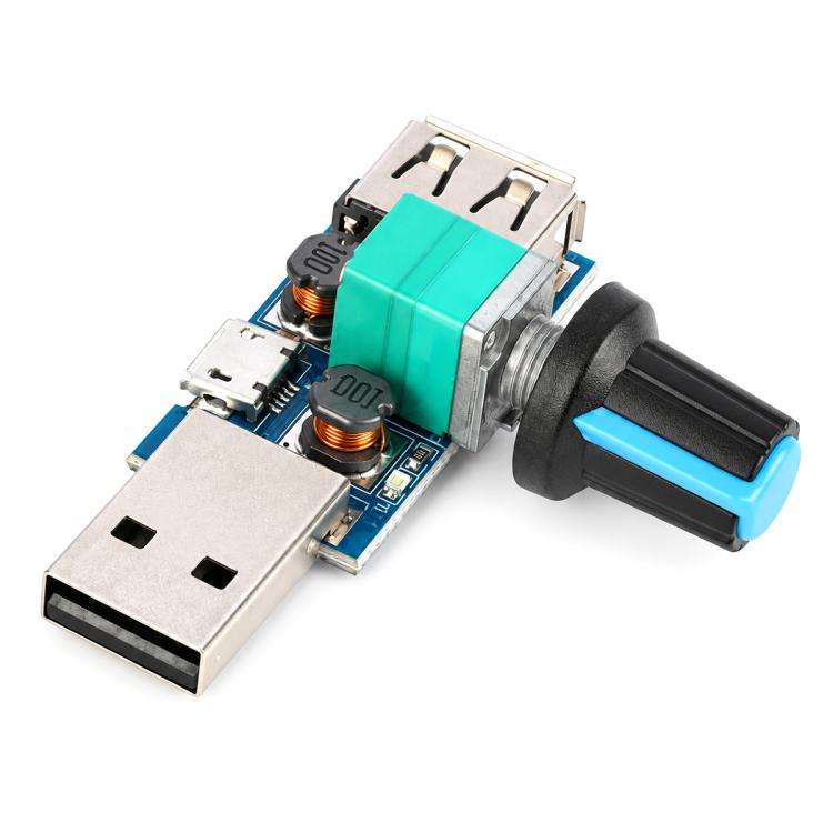 Regolatore di velocità della ventola USB, regolatore del volume d'aria, riduzione del rumore di raffreddamento.