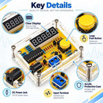 Kit frequenzimetro digitale DIY 1 Hz–50 MHz con custodia - immagine 5